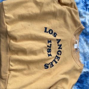 longsleeved crop top from forever 21